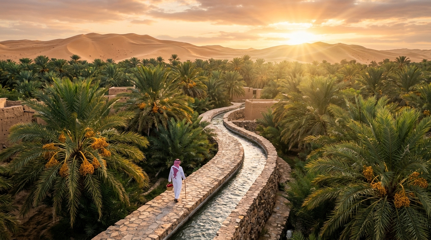 واحات النخيل السعودية